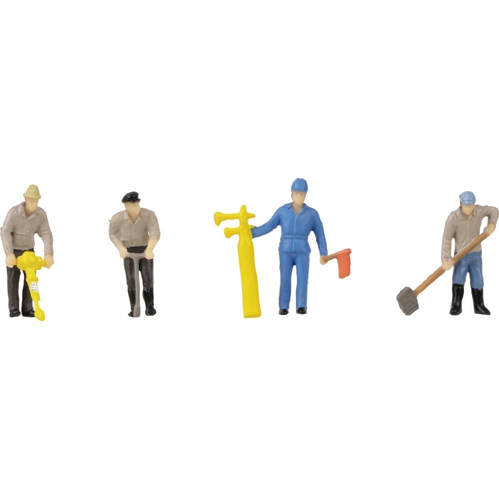 Faller 180238 - 1/87 / H0 Figure Set With Mini Sound Effect Track Workers