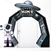 3Pcs Outer Space Space Birthday Party Decorations Spaceship Porch Banner Astronaut Planet Door Covers Backdrops for Galaxy Solar System Kids Boys Girls Photo Booth Prop Supplies Favors