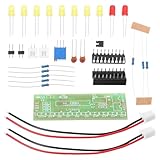 TOKIDNY Elektronisches Audio Pegelanzeige DIY Lötset Audio Level Indicator Bausatz für Lötübungen und Praxis im Elektroniktraining für Schule und Hobby
