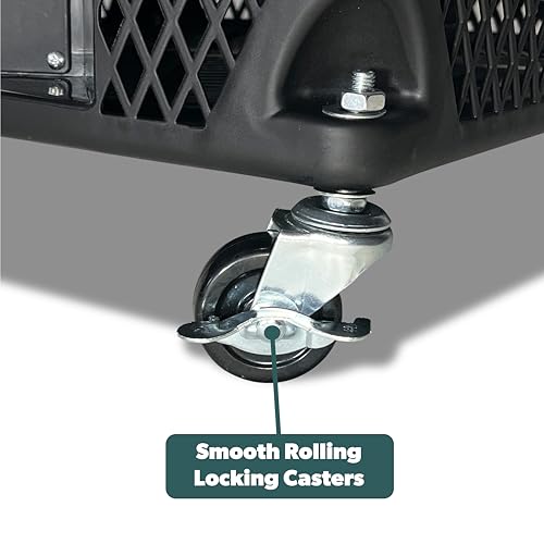 LookOurWay Weather-Resistant Air Dancers Inflatable Tube Man 1 HP Blower for Sky Dancers (18" Diameter)