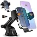 Produktbild Wefunix 15W Handyhalterung Auto mit Ladefunktion, Automatische Klemmung Fast Wireless Charger Auto Qi Ladestation KFZ Kompatibel Mit iPhone 16 15 14 13 12 11 XS Samsung S25 S24 S23 S22 S21 Note Huawei