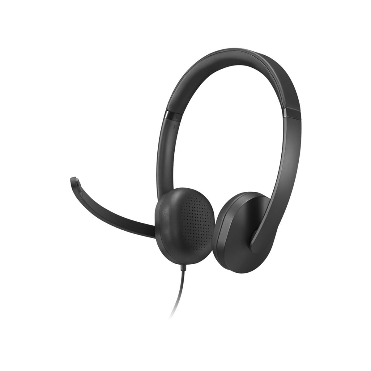 Lenovo Przewodowy zestaw słuchawkowy VoIP 5000, certyfikat Microsoft Teams, stereo, USB typu A, USB typu C, przewodowy, 32 omy, 20 Hz przy 20 kHz, naduszne, dwuuszne, kabel 1,9 m, szum