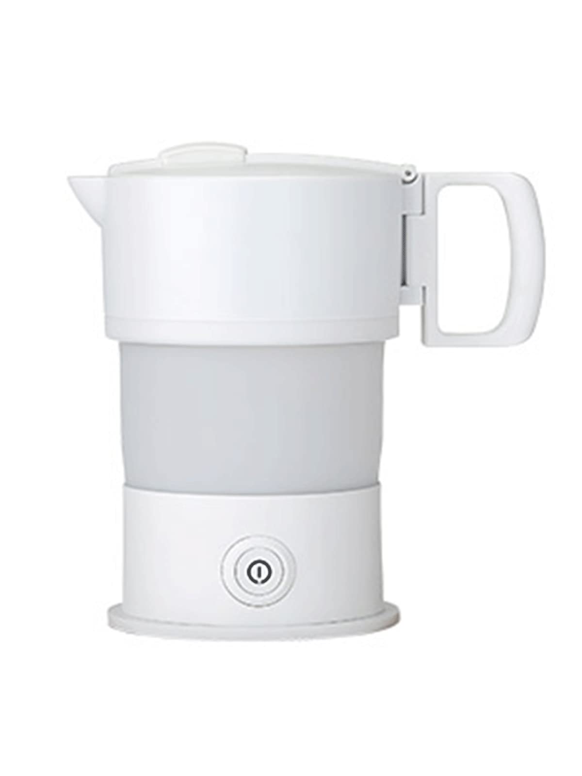 Bouilloire portable de voyage, idéale pour la randonnée, le camping et l'intérieur, chauffage rapide en silicone sans BPA, 0,6 l sagesse