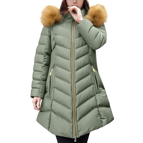 Vestes à capuche épaisses et imperméables grande taille manteau long matelassé