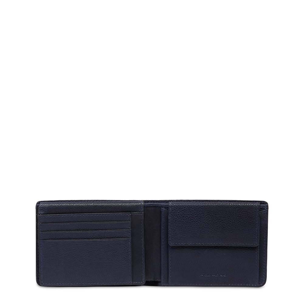 Piquadro Cronus - Portafoglio da uomo Flip Up ID Window RFID blu, blu