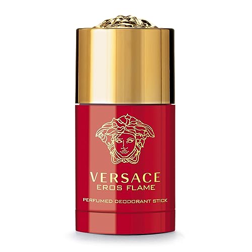 La mejor comparación de Eros Flame Top 10. 38 Versace Eros Flame Perfumed Deodorant Stick for Men, 2.5 Ounce/75 ml