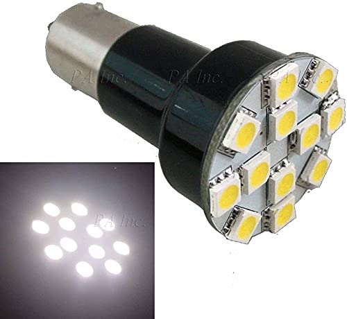 PA LED 4PCS RV Camper Interior LED Bulbs 1156 BA15S 1141 12SMD Warm White