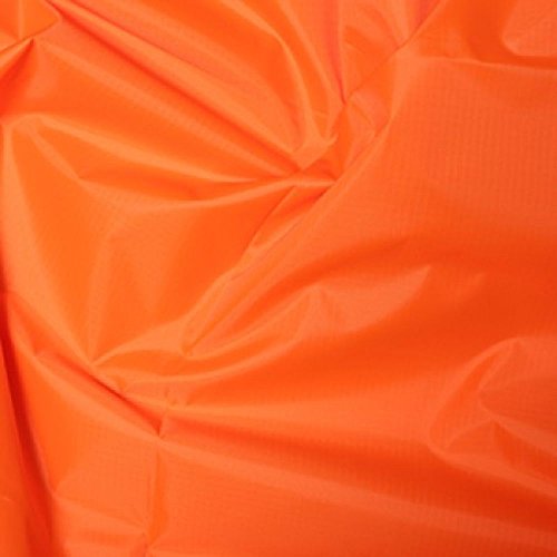 Arancione tessuto poliestere tinto Rip Stop