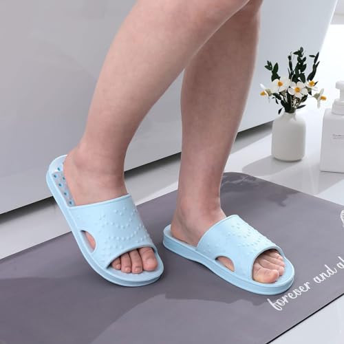 shevalues Shower Shoes for Women Men with Arch Support Quick Drying Pool Slides Lightweight Beach Sandals with Drain Holes2