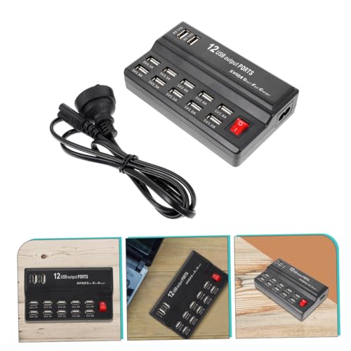 Estación de carga USB multipuerto Mipcase para móviles y tabletas con adaptador 7