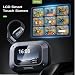 HTC NE25 AI Translation Open-Ear Earbuds with Smart Touchscreen Case
