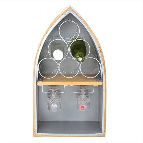 Freestanding Wooden Wine Bottle Holders | Racks & Cabinets For Kitchen Dining & Barware Storage & Organization Ideas | Outdoor Barbecue & Picnic Accessories | Boat Shaped Home & Decor Ideas #TOP2