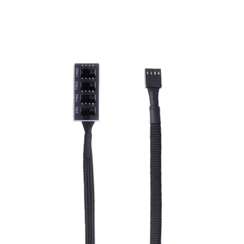 Buy 4Pin PWM Fan Hub Splitter 4Pin/3Pin 4 Way Splitter, FBHDZVV