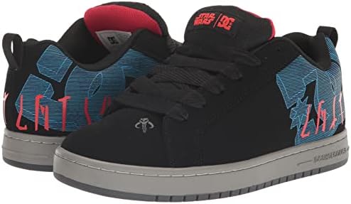 DC Men's X Star Wars Sneaker Collection Skate Shoe, Black/Grey (Court Graffik), 13 | Image 6
