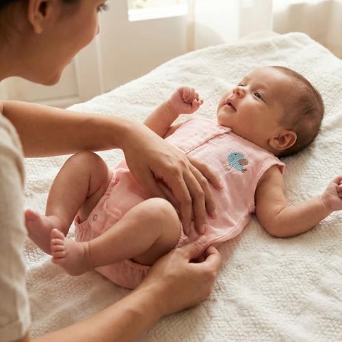 Image of The White Cradle Muslin Jhabla for Newborn Baby, Organic Cotton Vest