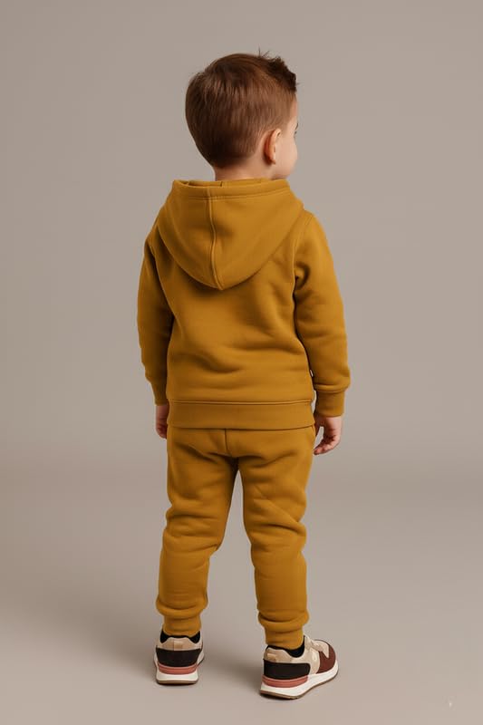 Image of Kids Hoodie Sweatshirt, Boys & Girls Relaxed Fit Wool Hooded & Round Neck Sweatshirt