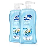 Dial Body Wash, Coconut Water, 32 Ounces (Pack of 2)