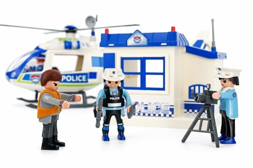 Tiny Force Toy Police Set – Police Car Play Set for Toddler Boys, Kids Toys for Imaginative Play, Safe Police Toys & Gifts