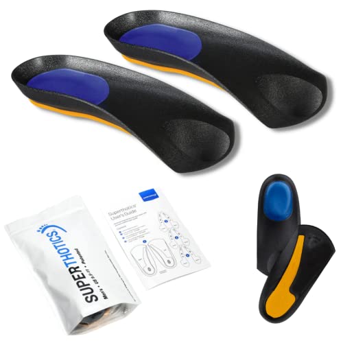 Orthotics Insoles Best Direct SUPERTHOTICS (for Men), Insoles for Arch Support, Plantar Fasciitis, Flat Feet, Instantly Relief Pain, Customizable (UK 8-10)