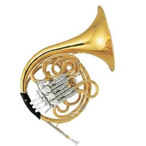 French Horn Instrument Professional Performance Gold Lacquer F Bb Key Double French Horn