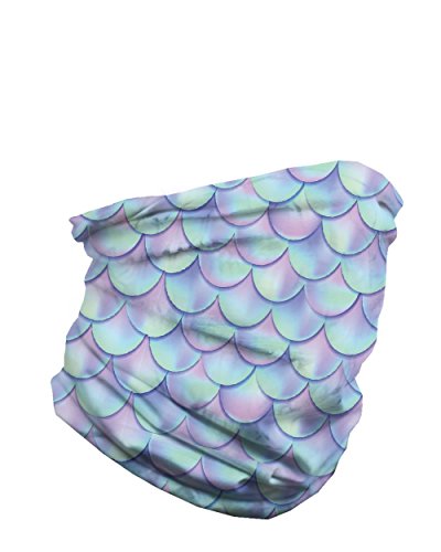 iHeartRaves Pastel Plurmaid Multi-Functional Seamless Face Mask Bandana - Thumbnail 2