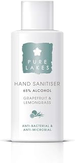 Moisturising Hand Sanitiser with Grapefruit & Lemongrass Essential Oils (100ml)