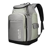 OutdoorMaster 50L Ski Boot Bag, Ski and Snowboard Boots Travel Backpack with separate compartments for Helmet, Ski Shoes, Goggles, Gloves, and Accessories, Splash proof Exterior & Bottom