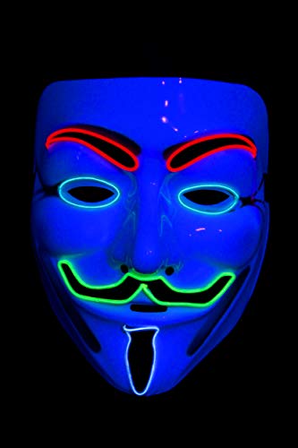 Masque Lumineux Anonymous El Wire