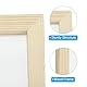 PATIKIL 7,1x5,9 Holz-Papiersieb, Papierherstellungsrahmen Papierherstellungssieb für DIY-Papierhandwerk Trockenblumenhandwerk, Naturfarbe