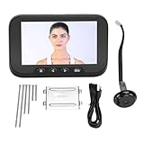 Denash Gucklochkamera, 4,5-Zoll-HD-Display 1080P 135-Grad-Weitwinkel mit PIR-Bewegungserkennungs-Nachtsicht, für Home Security-Türspion