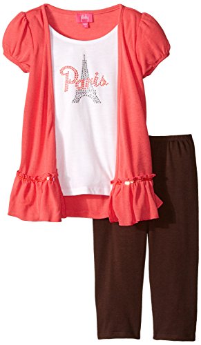 Pinky Pink Little Girls' Short Sleeve Cozy Unicorn Sweater Set