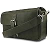 MegaGear Torres Genuine Leather Camera Messenger Bag for Mirrorless, Instant and DSLR Cameras