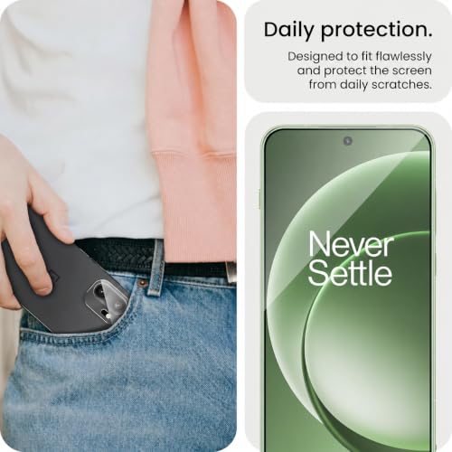 Image of ArmourPro Tempered Glass and Clear Camera Lens Protector for OnePlus 15R, Edge to Edge Screen Guard, Anti-Bubble, Scratch Resistant, Anti-Fingerprint, Installation Kit | Clear