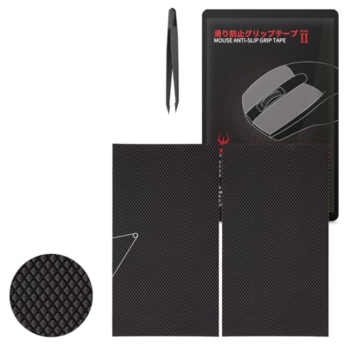 HOTLINEGAMES New 2.0 DIY Version Mouse Anti Slip Grip Tape for Gaming Mouse Skins,Sweat...