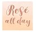 Juvale Rose All Day Bachelorette Paper Party Cocktail Napkins (50 Pack)
