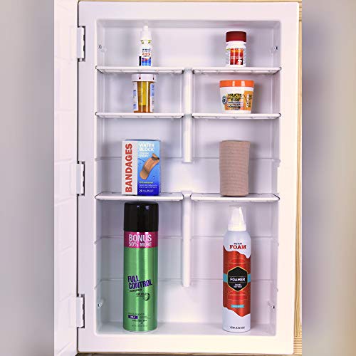 Zaca Spacecab Media Recessed Medicine Cabinet, 16" W X 26" L #TOP1