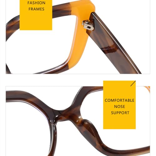 Gafas de gran tamaño para mujer de moda casual de tarde 3