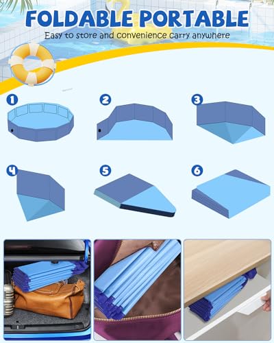 50% Off YSJILIDE Foldable Dog Pool for Small Dogs - Image 6