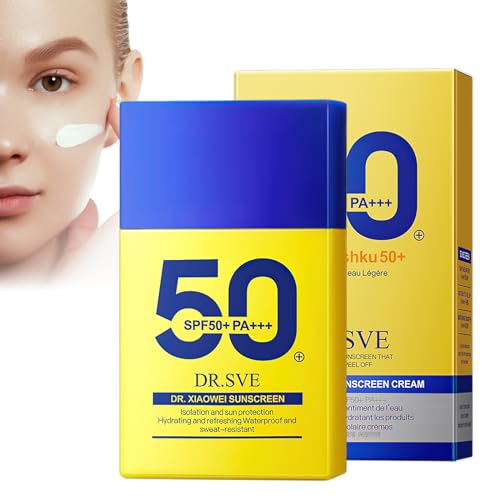 Likesing Protector Solar SPF 50 Facial Crema Solar Corporal Sunscreen Face Oil Free Crema Solar Cara Cuerpo Proteccion UVA/UVB Solar Protectora Solar Crema De Sol Deporte Para Todos