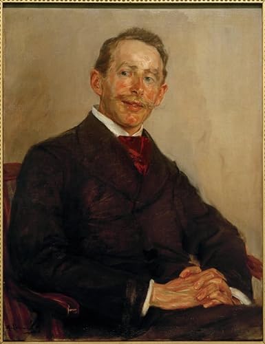 Toile Portrait du Dr Max Linde Max Liebermann Image Déco d'Art Murale Premium