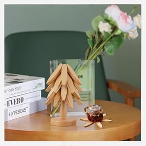 Woodtrivetsetforhotdishesdecorativewoodentrivetstreeshapetrivetstreecoaster4layers1stand Urban Country Home Decor Wood trivet set for hot dishes decorative wooden trivets tree shape trivets tree coaster 4 layers1 stand urban country home decor