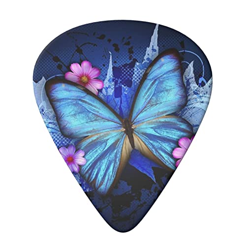 ASDTEHCY Lot de 6 médiators en celluloïd, beaux médiators papillon pour guitares acoustiques, électriques, basses ou… - Les Beatles, Paul McCartney, John Lennon, RIngo Starr, George Harrison ASDTEHCY Lot de 6 médiators en celluloïd, beaux médiators papillon pour guitares acoustiques, électriques, basses ou… – Image 4