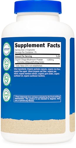 Nutricost Organic Chaga Capsules