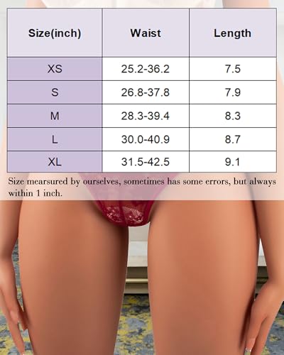 Sexy Women Thongs Underwear G-Strings T-back Low Rise Hipster Underpants