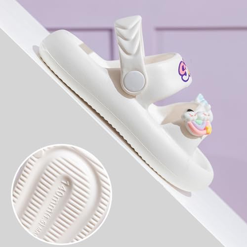 Girls Cute Sliders Cartoon EVA Slip on Sandals Quick-Dry Non-Slip Summer Thick Sole Beach Pool Shower Slippers4