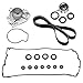Timing Belt Water Pump Valve Cover Gasket Kit, ECCPP for 1996-2001 Acura Integra RS GS LS Honda CR-V 1.8L 2.0L DOHC B18B1 B20B4 B20Z2