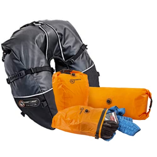 Giant Loop Coyote Saddlebag, Black Water-resistant Motorcycle Storage Bag, 39-Liters Capacity to Carry Small & Large Gear, Fits Any Dirt Bike, Enduro, Adventure & More - Thumbnail 2