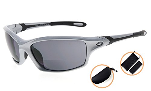 Image of Eyekepper Bifocal Sunglasses for Women Men, Rectangular Frame