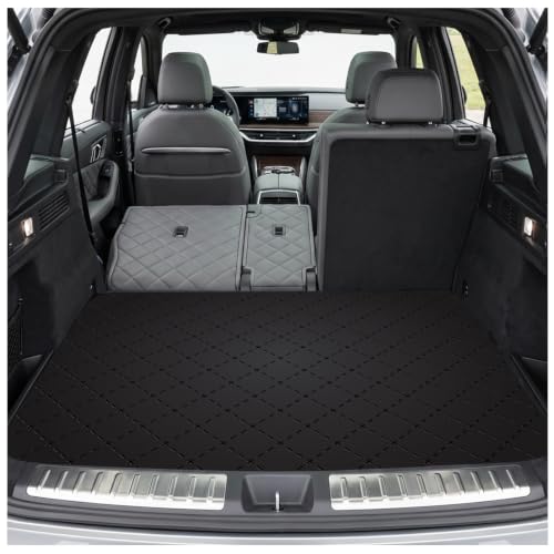 Lukhevev Universal Car Trunk Mat 29''x39'', Diverse Patterns All Weather Trunk Protection Cargo Liner,Non-Slip and Washable Durable Cargo Mat Rear Trunk Liner for Most Car Models