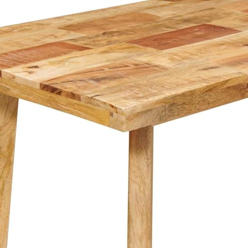 Rustic Charm Dining Table: Solid Mango Wood, Stylish Design, Spacious Surface - Ideal for Family & Festive Gatherings Model4104621 - Image 7